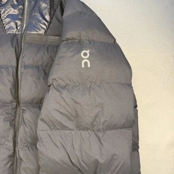 On Cloud Puffer Insulated Men's Challenger Jacket Black Sz Large Run On Cloud - Picture 7 of 16